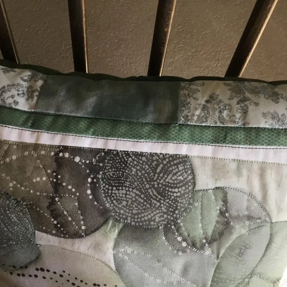 CLOSEOUT SALE $10. NWT Hand Crafted, Quilted Decorative Pillow